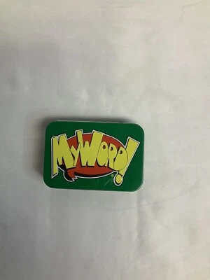 MY WORD! Fast & Fun Wordplay Family Card Game 72 Letter Cards + Tin Box Ages 7+ - Image 1 of 3
