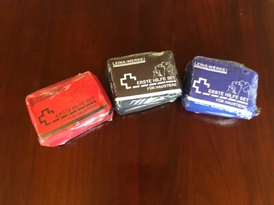 LEINA WERKE Erste Hilfe Set für Haustiere Hund Katze Notfalltasche 24tlg MHD 8/2026 Restpost