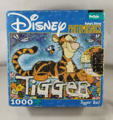 Buffalo Games Disney Tigger Too Jigsaw Puzzle Robert Silvers Photomosaics 1000 - Image 1 of 4