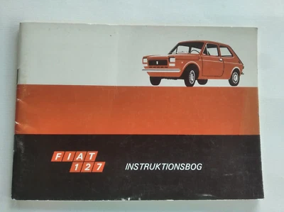 FIAT  127   INSTRUKTIOSBOG Handbook DUTCH LANGUAGE Original - Immagine 1 di 4