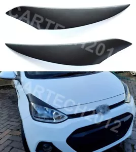 Se adapta al par de faros cejas HYUNDAI i10 2015-2019, plástico ABS - Imagen 1 de 4