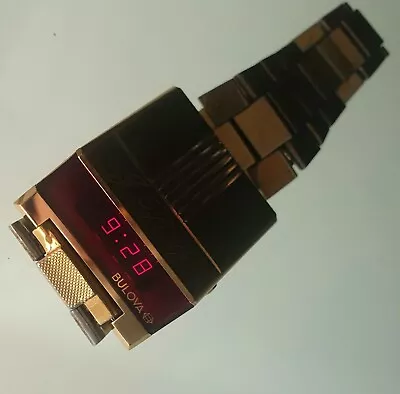 Orologio Watch Bulova Computron Led Vintage,Bulova Watch  4 Digit. - Immagine 1 di 4