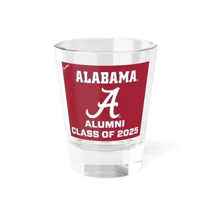 Alabama Crimson Tide ALUMNI KLASSE VON (Wählen Sie Ihr Abschlussjahr) Schnapsglas - Bild 1 von 5