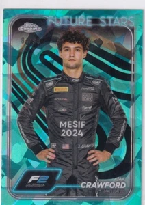 Topps 2024 Chrome Formula 1 Nr. 33 Jak Crawford Aqua Ice 84/99 - Bild 1 von 2