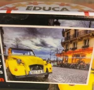 EDUCA 15526 Puzzle 1000 Pcs - sealed 68 x 48 cm. "Dusk in Paris" - Picture 1 of 7