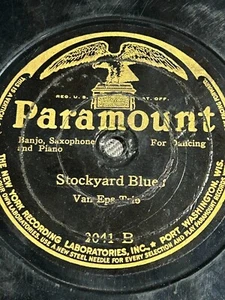 78-VERT PARAMOUNT 2041-VAN EPPS TRIO - UMBRELLAS TO MEND/STOCKYARD BLUES - Foto 1 di 4