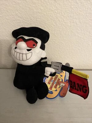 ROCKY & BULLWINKLE BORIS BADENOV PELUCHE DE PELUCHE VILLAN GUN BANG 13" CON ETIQUETAS (NUEVO) Foto 1 de 4