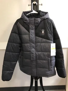 Spyder Men's Circuit Puffer Jacket Polar-Size L - Picture 1 of 4