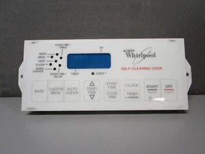Whirlpool Range Control Board w/ White Overlay 8053158 6610157 00N20541121 ASMN - Picture 1 of 12