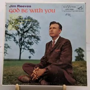 Jim Reeves: God Be With You (1959 RCA Victor Records) LPM-1950 Gospel LP R4 - Picture 1 of 3
