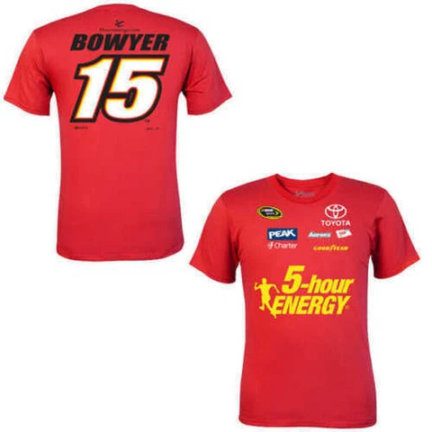 Clint Bowyer 2014 Chase Authentics  #15 5 Hour Energy Uniform Shirt  XL  C Cover