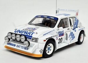 Sunstar 1/18 MG Metro 6R4 RAC Rally 1986 Unipart Diecast Scale Model Car