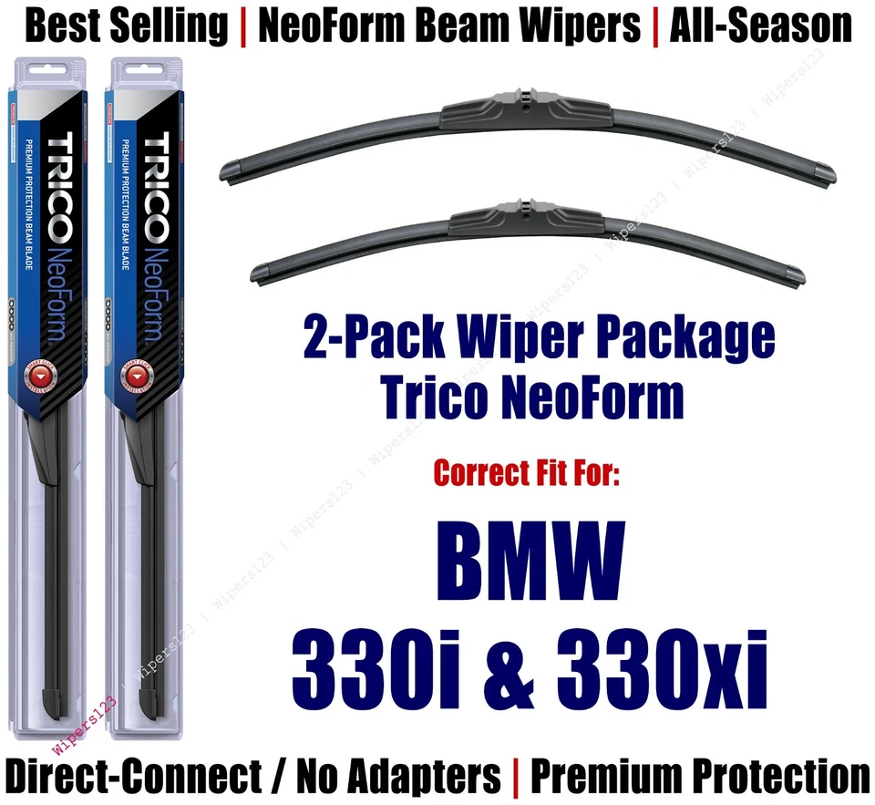 Limpiaparabrisas NeoForm Super Premium de 2 unidades para BMW 330i y 330xi 2006 - 162412/1912 Foto 1 de 1
