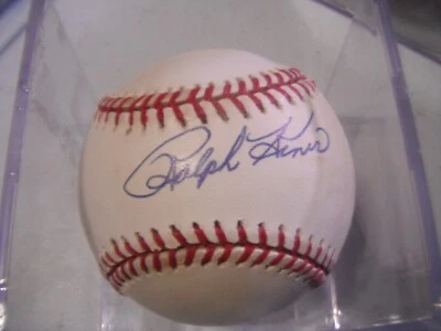 Ralph Kiner Autographed NL Coleman Baseball Hall of Indians Pirates Cubs JSA - Image 1 of 2