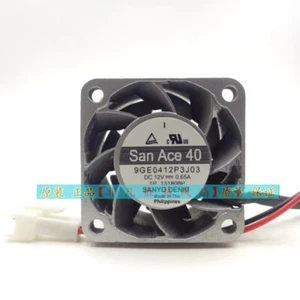 SANYO 9GE0412P3J03 12V 0.65A 4028 4CM Metal Cooling Fan - Picture 1 of 4