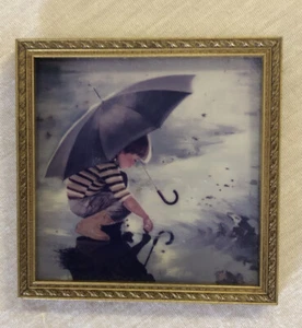 Vintage Donald Zolan Miniatur Touching The Sky 1992 Puppenhaus 2,5" siehe Bilder - Bild 1 von 8