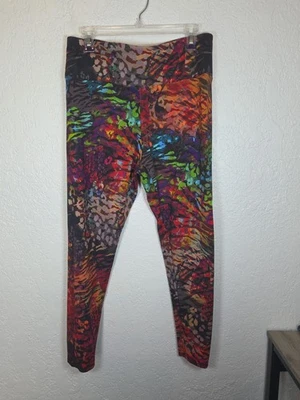 Soft Surroundings Full Length Legging Women Large Animal Print Colorful - Image 1 of 4