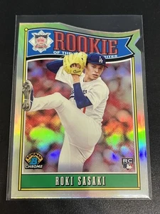 2025 Bowman ROKI SASAKI Rookie of the Year Favorites Die-Cut #ROY-10 Dodgers QTY - Picture 1 of 2