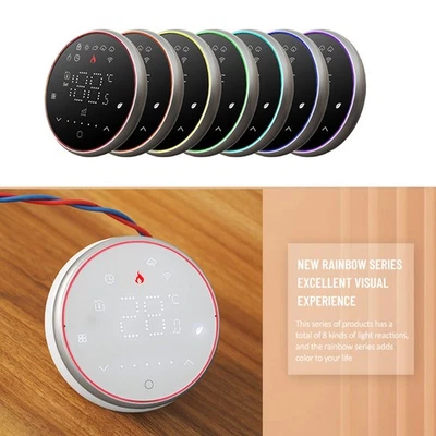 Customizable Smart Thermostat for Convenient Home Temperature Management - Image 1 of 4