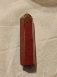 ~ Beautiful Healing Red Jasper Obelisk Point Stone Wicca Pagan 78mm - Picture 1 of 4