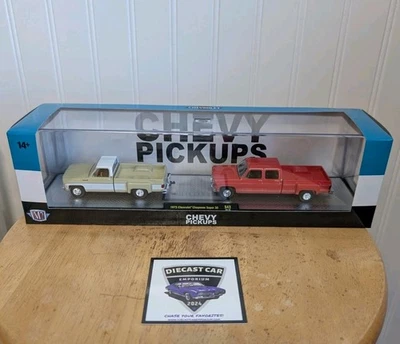 🔥 M2 machines 1973 Chevrolet Cheyenne Super 30 Chevy Truck SET Hauler  S43 🔥  - Image 1 of 4