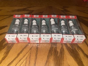 Vintage Champion N-14Y Spark Plugs Set of 4 Sealed New Old Stock - Picture 1 of 1