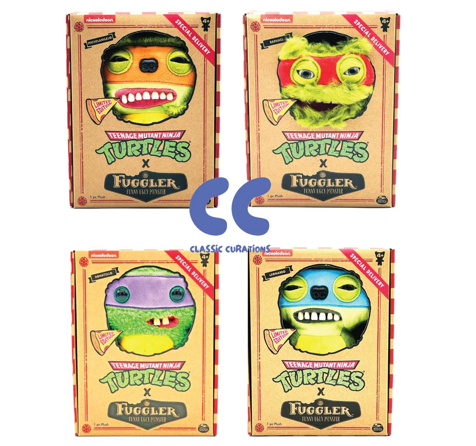 TMNT x Fuggler Funny Ugly Monster Teenage Mutant Ninja Turtles Plush -You Choose - Image 1 of 1