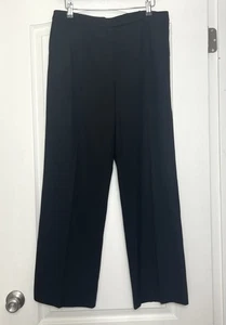 Ann Taylor Loft Petites 12P schwarze Anzughose gerades Bein Karriere Business - Bild 1 von 7