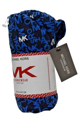 Pantalones de pijama para dormir Michael Kors de punto para hombre ropa de salón talla M azul brillante nuevos con etiquetas Foto 1 de 2