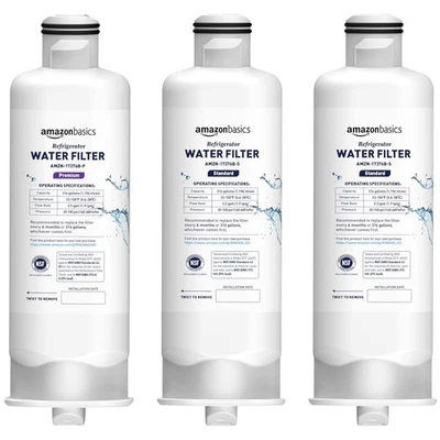 Amazon Basics Samsung DA97-17376B HAF-QIN/EXP Refrigerator Water Filter "READ" - Image 1 of 4