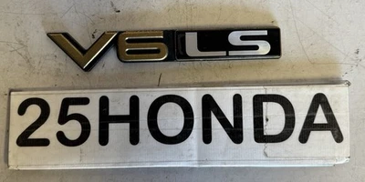 Acura Legend 1986-1990 cupé V6LS accesorios emblema dorado KA2 KA3 raro fabricante original Foto 1 de 4