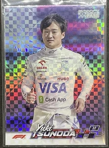 2024 Topps Paddock Pass Formula 1 Yuki Tsunoda #17 Chrome X-Fractor - Picture 1 of 2