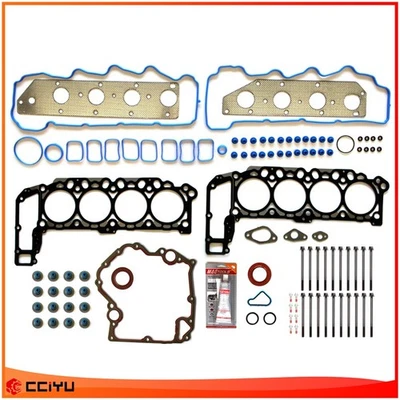 ✅For Jeep Grand Cherokee 2008-2009 4.7L Full Gasket Set Head & Bolts - Image 1 of 4