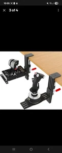 Hikig 2 Set Desk Mount Joystick for flight simulator joysticks . hotas - Picture 1 of 4