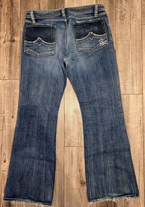 Seltene DIESEL Industry Blue Jeans Herren 34 x 31 Distressed Denim Rockstar Bootcut  - Bild 1 von 10