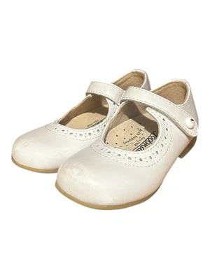 Footmates Emma White Leather Mary Jane Shoes SZ 8 Medium Arch Support - Image 1 of 4