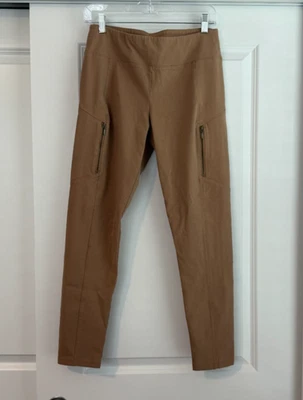 Susan Graver Weekend Regular Premium Stretch Leggings with Zipper Detail Small - Image 1 of 4