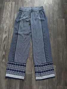 Pantalones harén Ava Christine pequeños pierna recta azul - Imagen 1 de 6