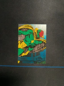 2021 Skybox Marvel Spider-Man Metal Universe BLUE PMG #194 Vision /50 A1 - Picture 1 of 2