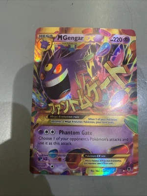 M Gengar EX (121 Secreto Raro) 121/119 XY - Phantom Forces Holo Foto 1 de 4