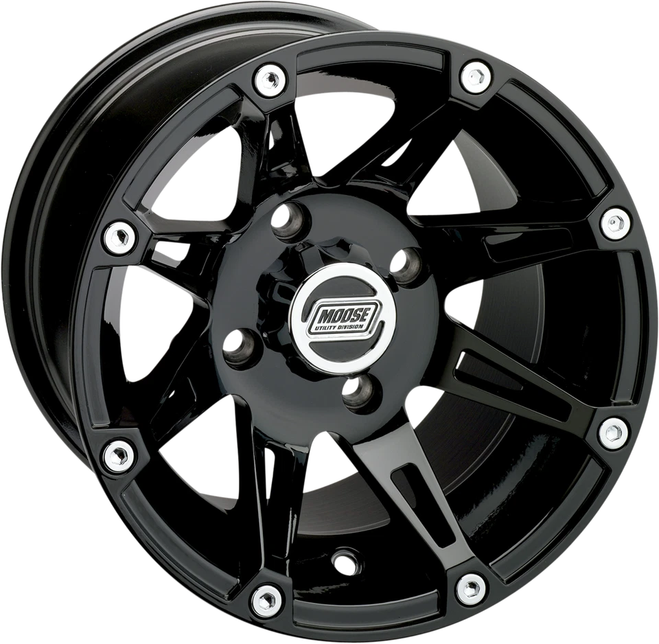 MOOSE OFFROAD Wheel - 387X - Front - Black - 12x7 - 4/156 - 4+3 - Image 1 of 4