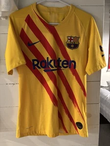 Nike Barcelona Senyera Vaporknit Soccer Jersey Size S - Picture 1 of 3