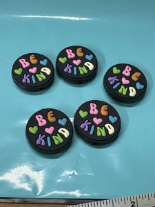 Be Kind penne con perline focali in silicone fai da te lotto di 5 - Foto 1 di 4