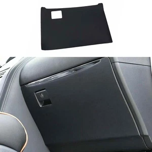 1X Co-Pilot Storage Box Anti-kick Panel Black PU Leather For Nissan Armada 17-20 - Picture 1 of 6