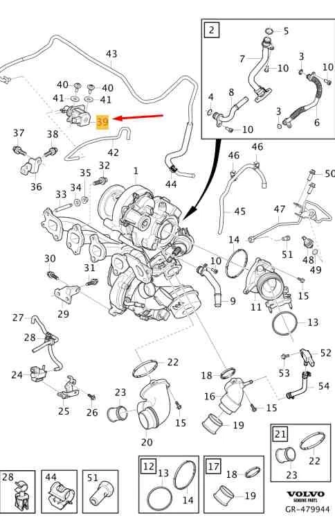 VOLVO XC60 MK2 Turbolader-Vakuumregler 31430880 NEU ORIGINAL
