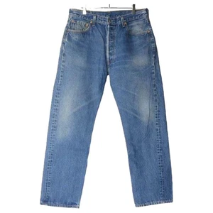 Levi's 501 USA Made 2001 Vintage Faded Jeans W34 L31 Button 553 R Tab F/S - Picture 1 of 8