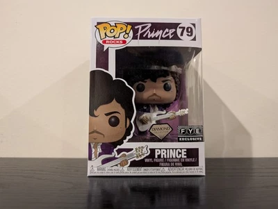 Funko Pop Rocks Purple Rain Sparkle Diamond Collection PRINCE FYE Exclusive 79 - Image 1 of 4