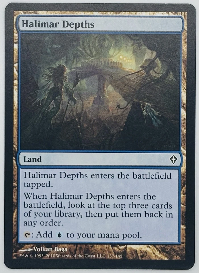 MTG Halimar Depths Worldwake Regular - Image 1 of 1