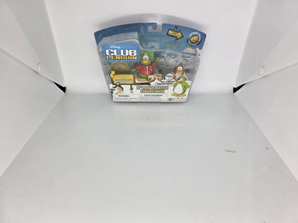 Club Penguin 2" Mix 'N Match Figura Pack SERIE 1 Space Alien/Spaceman Foto 1 de 2