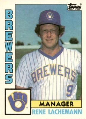 1984 Topps Traded #67T Rene Lachemann - Image 1 of 2